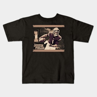 Justin Fields Kids T-Shirt